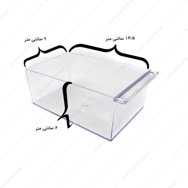 فایل کشویی کریستالی تیپ ۳ / ۳ طبقه / ۹ کشو