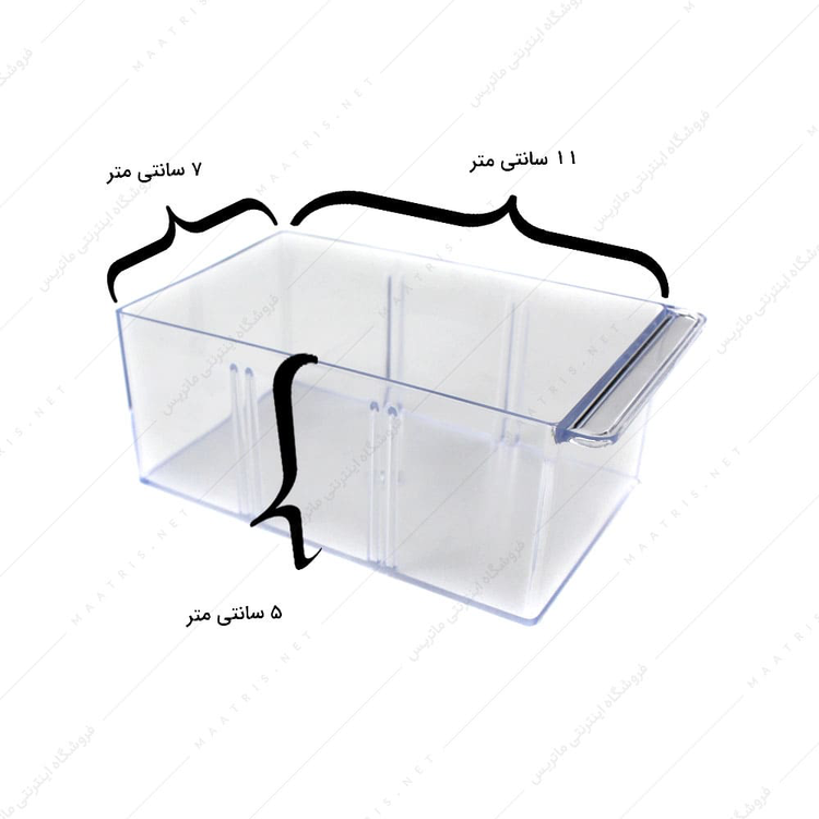 فایل کشویی کریستالی تیپ ۲ / ۵ طبقه /۲۰ کشو